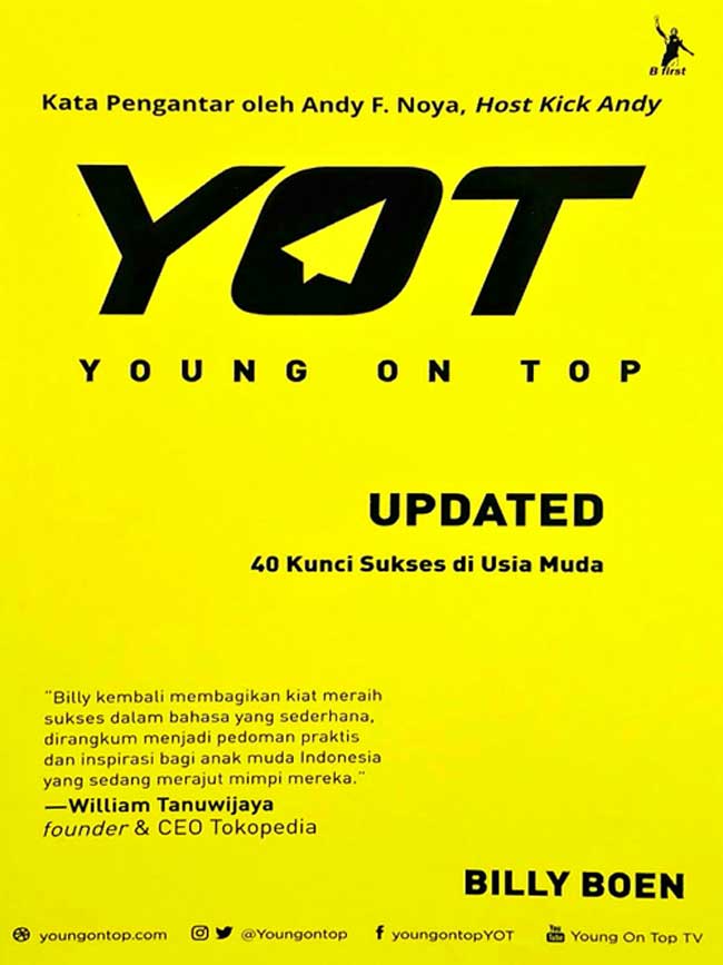 Mengapa Buku 'Young On Top' Harus Ada di Rak Buku Kamu