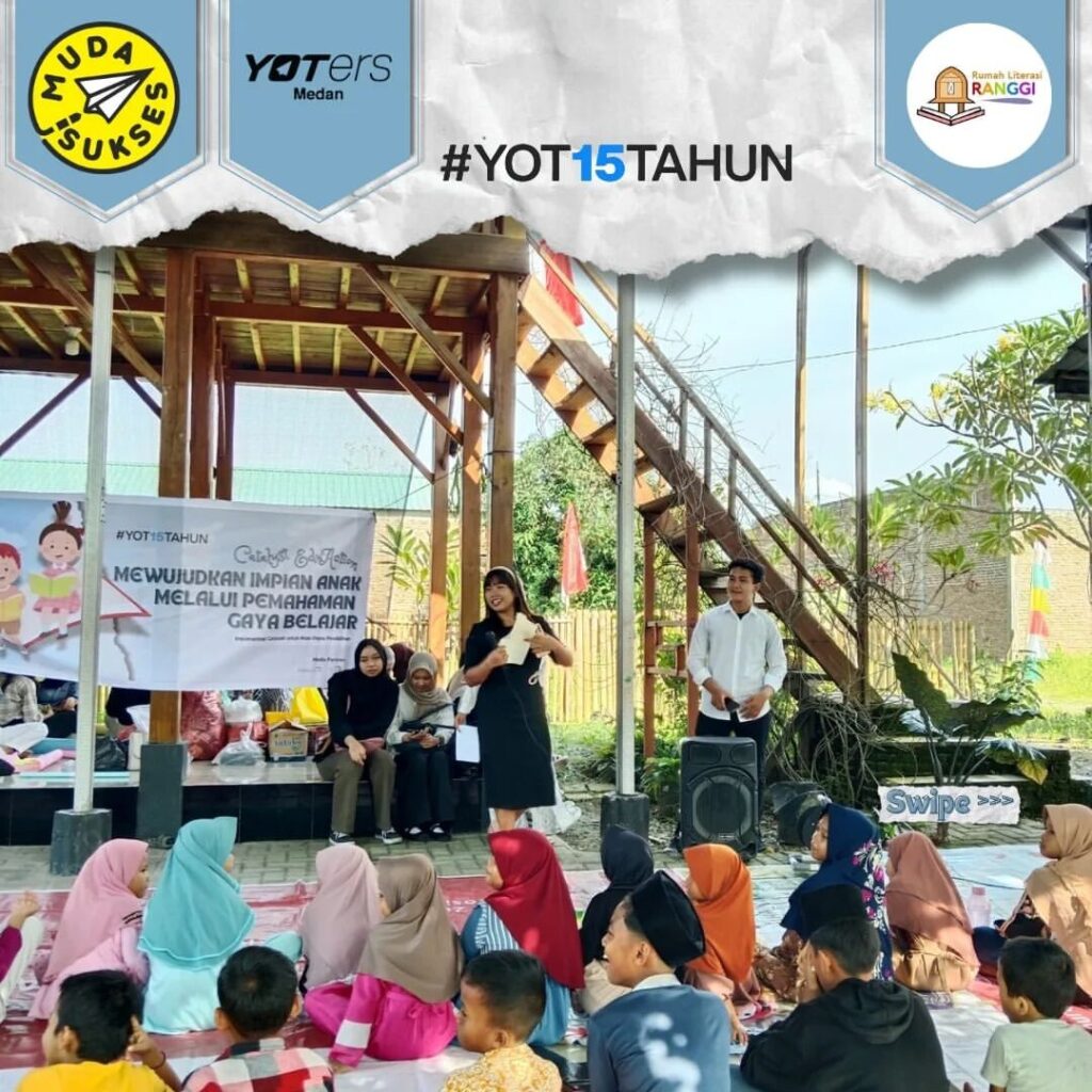 Catalyst EduAction YOT Medan Berjalan Sukses di Taman Literasi Ranggi