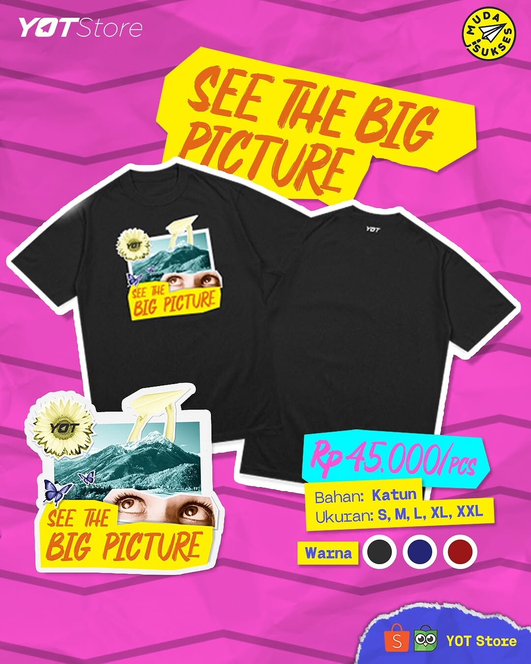 "See the Big Picture": Inspirasi dari Desain Kaos YOT yang Baru