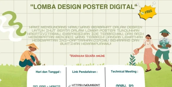 YOT Divisi Green Gelar Lomba Poster Digital Bertema Green Lifestyle