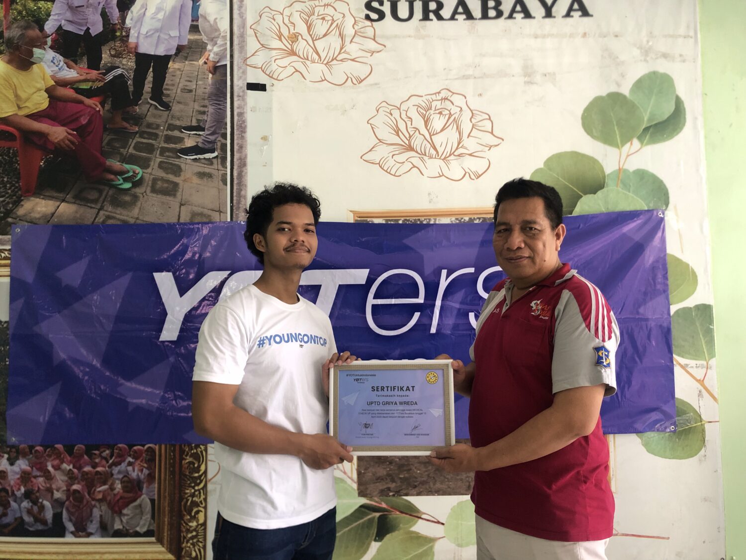 Medical Check Up YOTers Surabaya: Jaga Kesehatan Lansia di UPTD Griya Wreda