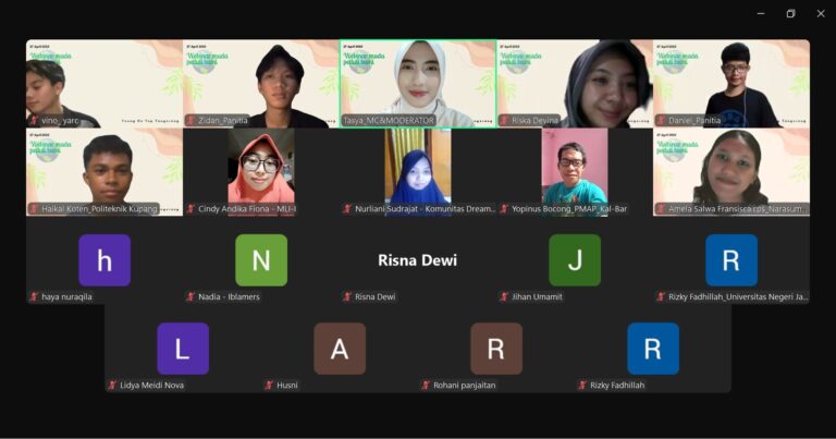 Webinar “Pemuda Peduli Bumi”: Aksi Nyata untuk Lingkungan Berkelanjutan