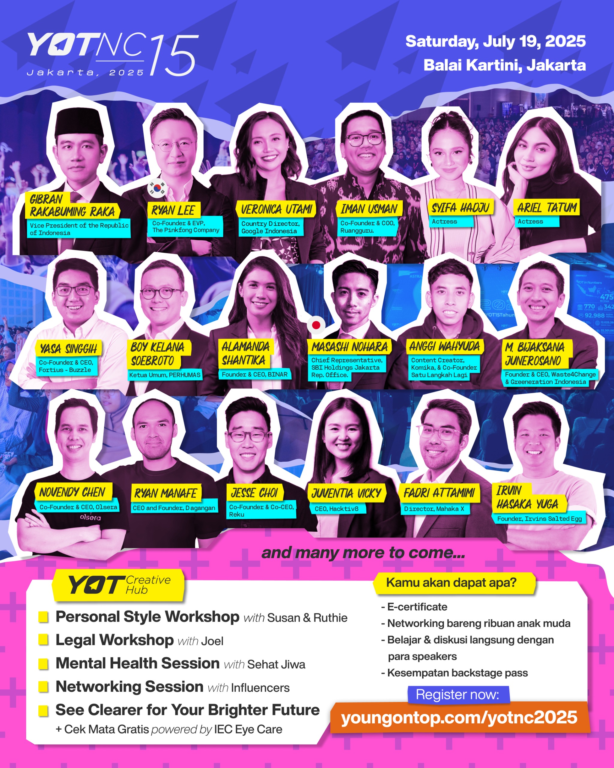 10 Speaker Potensial yang Layak Kamu Tunggu di YOTNC 15